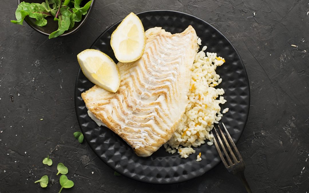 Mi-cuit de truite sauce au fromage blanc citronée