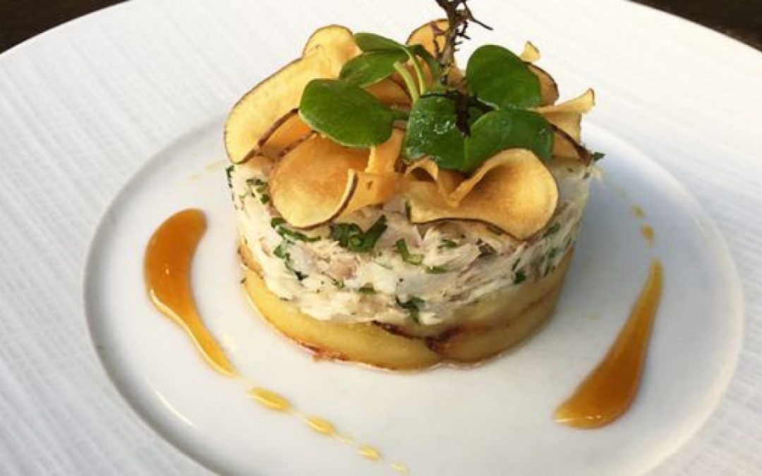 Emietté de lieu jaune – pomme au curry