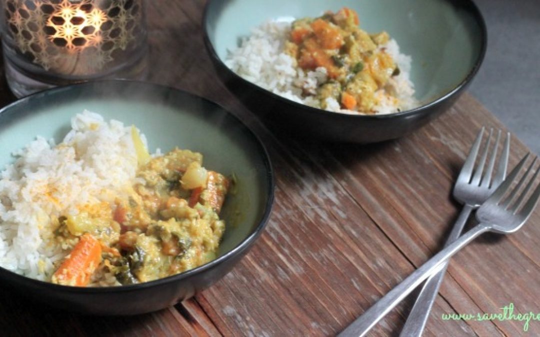 Curry de légumes facile (végétalien)