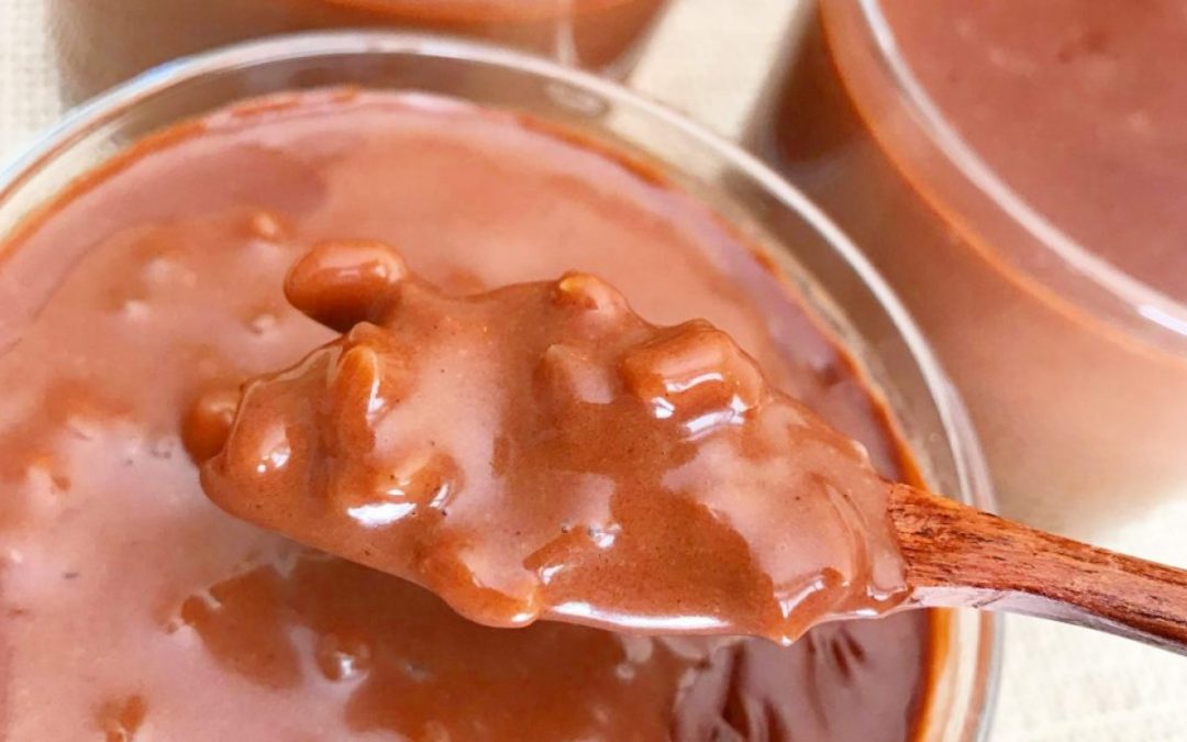 Riz au lait de coco et chocolat